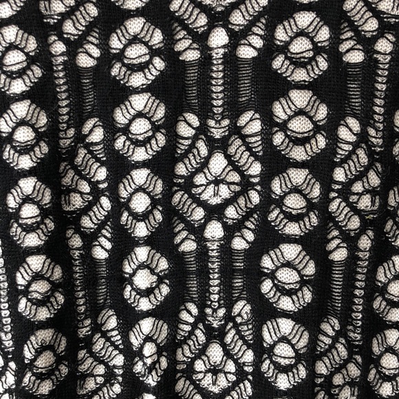 Heather B Rayon Lace Overlay V-neck Sweater! - Picture 5 of 10